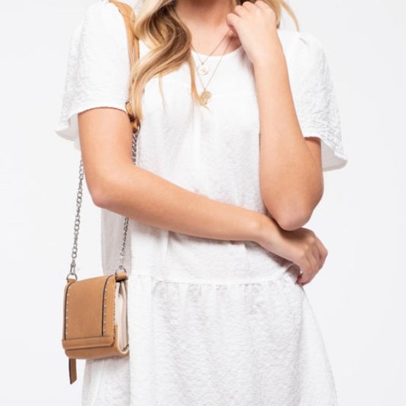 Blu Pepper Textured & Tiered Dress - Picture 10 of 16